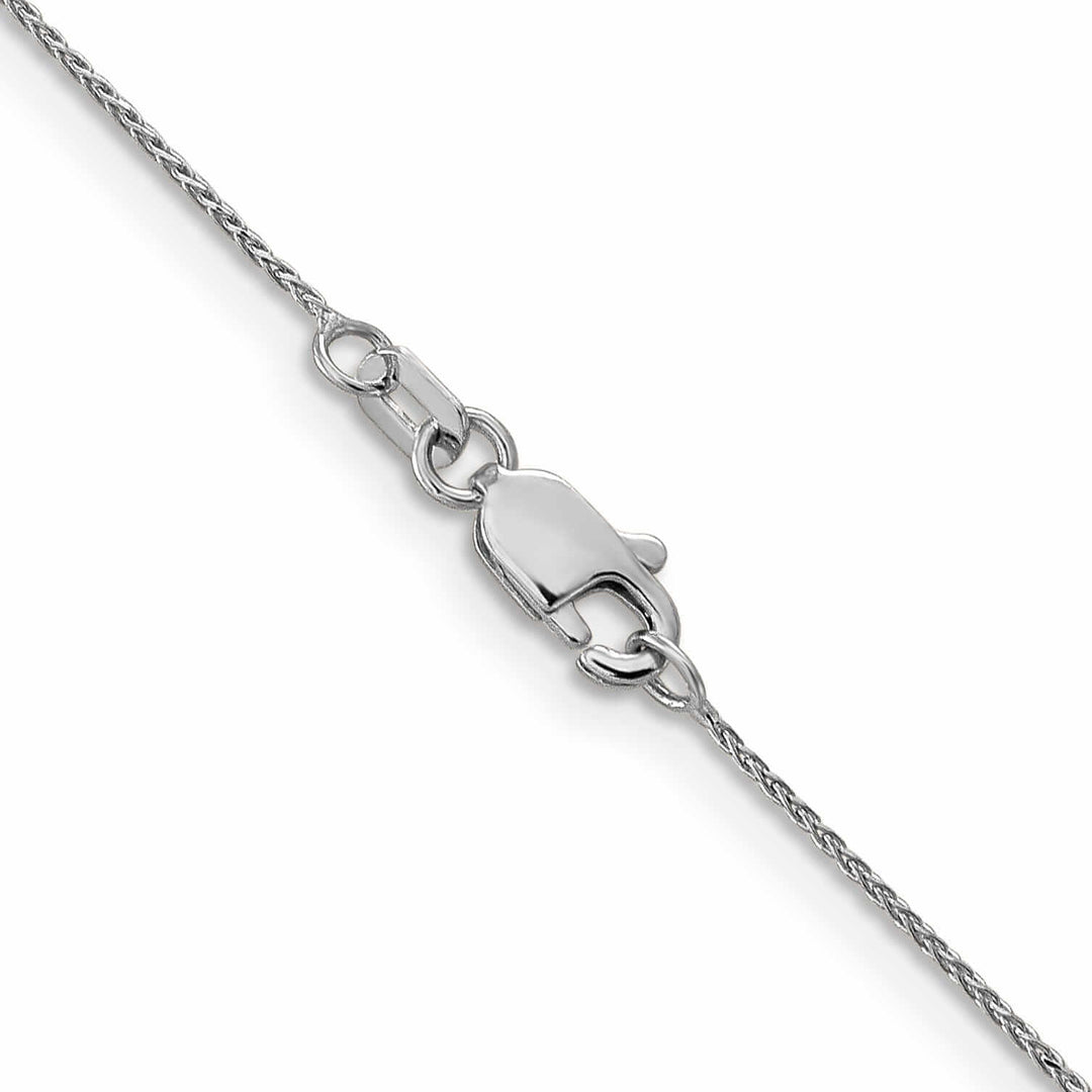 Lovely Rita's Chains 10K White Gold 0.65mm D.C Wheat Chain