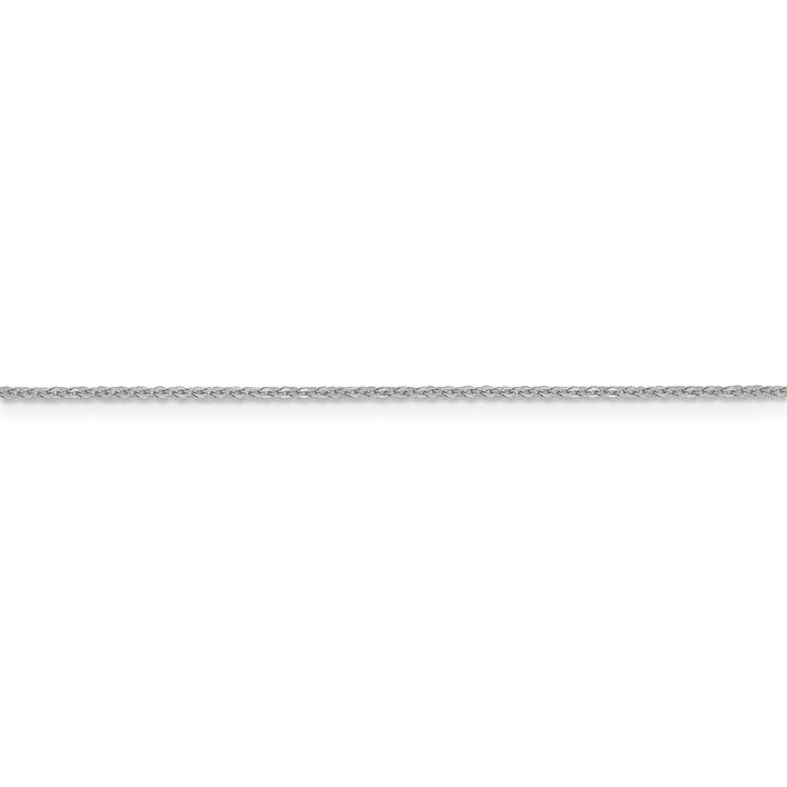 Lovely Rita's Chains 10K White Gold 1.3 mm Flat Cable Chain
