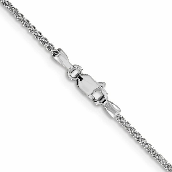 Lovely Rita's Chains 10K White Gold 1.5mm Spiga Wheat Chain