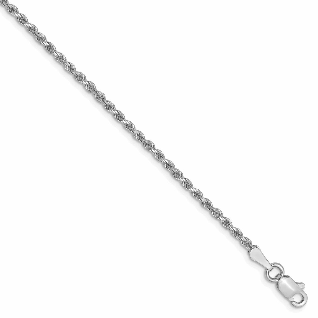 Lovely Rita's Chains 10K White Gold 1.75mm D.C Rope Chain