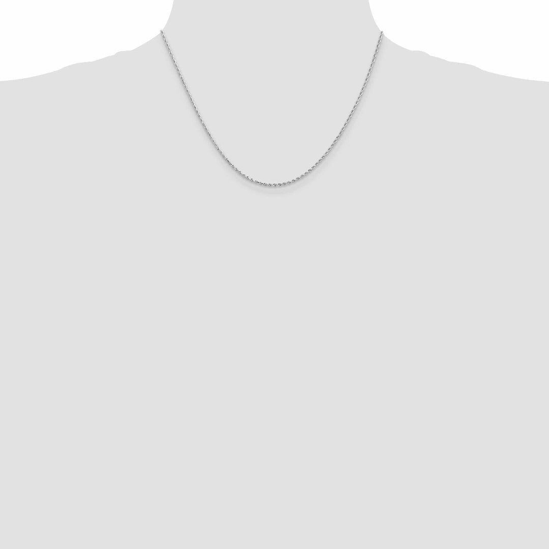 Lovely Rita's Chains 10K White Gold 1.75mm D.C Rope Chain