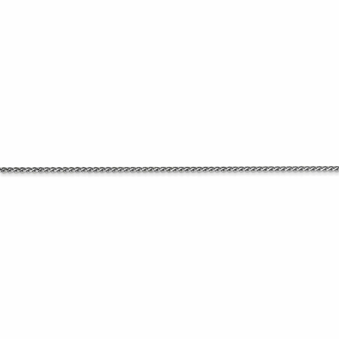 Lovely Rita's Chains 10K White Gold 1mm D.C Wheat Chain