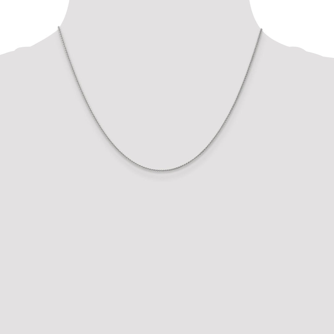 Lovely Rita's Chains 10K White Gold 1mm Wheat Chain