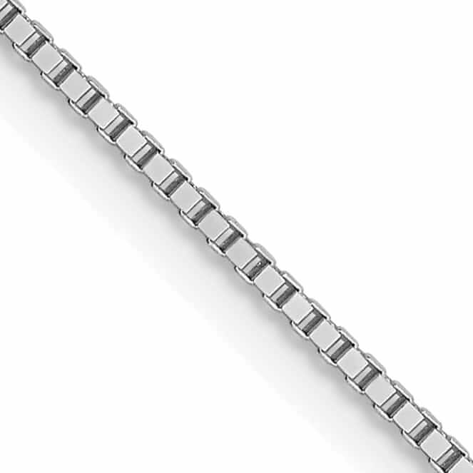 Lovely Rita's Chains 10K White Gold .7 mm Box Chain