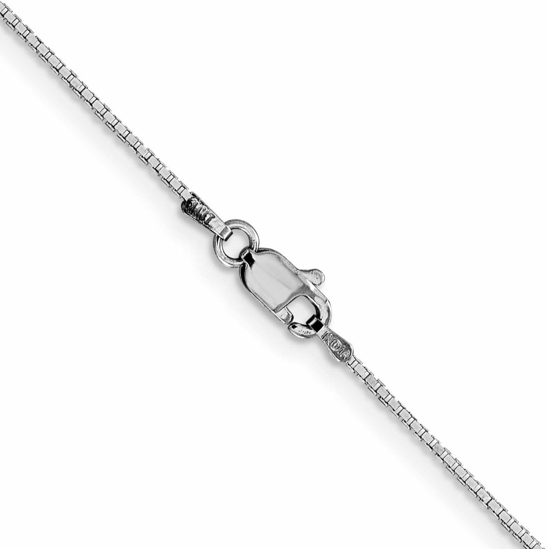 Lovely Rita's Chains 10k White Gold Box Chain 1MM