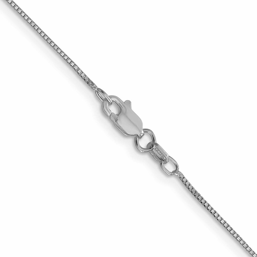 Lovely Rita's Chains 10k White Gold Box Chain .7MM wide