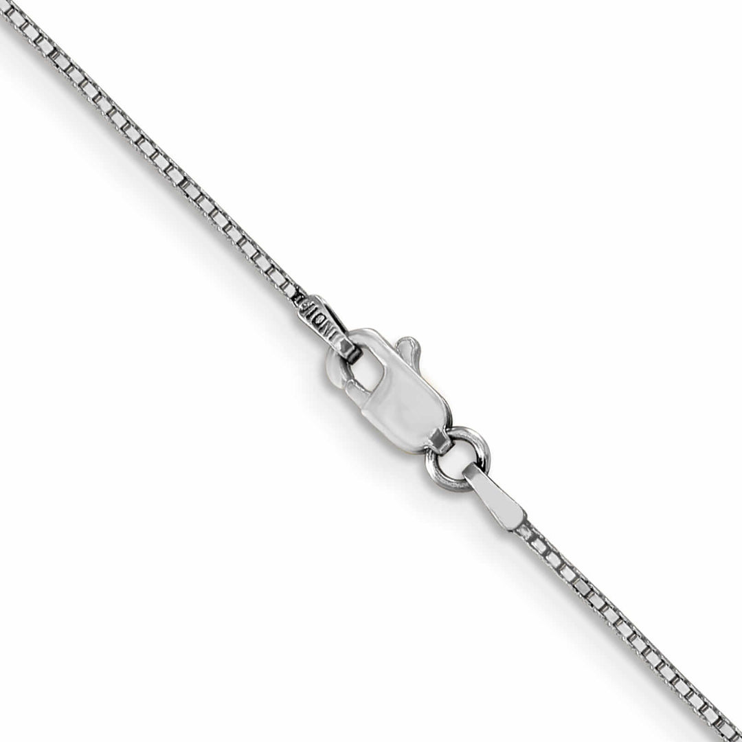 Lovely Rita's Chains 10k White Gold Box Chain .90MM