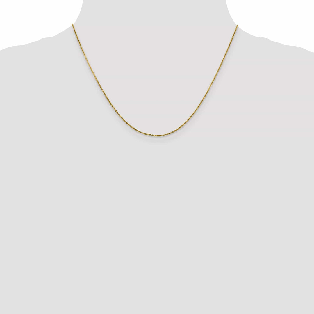 Lovely Rita's Chains 10k Yellow Gold 1.3 mm Flat Cable Chain