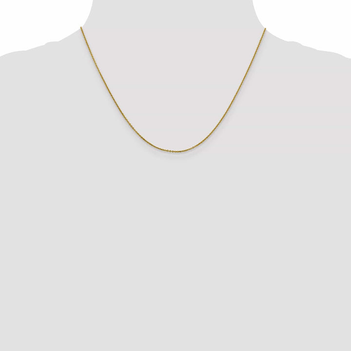 Lovely Rita's Chains 10k Yellow Gold 1.3 mm Flat Cable Chain
