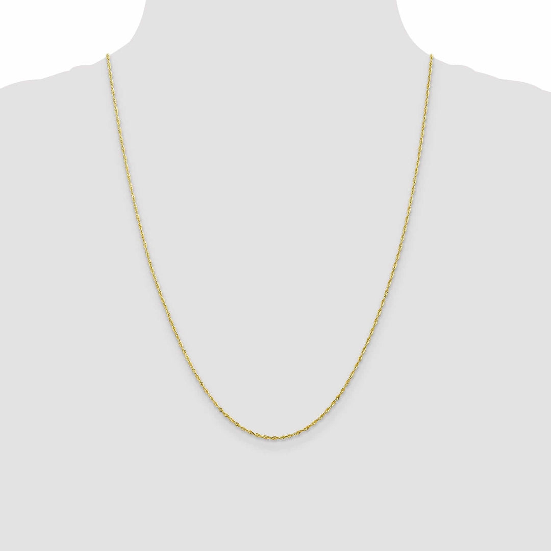 Lovely Rita's Chains 10k Yellow Gold 1.5m D.C Lightweight Rope Chain