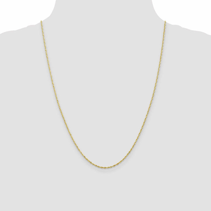 Lovely Rita's Chains 10k Yellow Gold 1.5m D.C Lightweight Rope Chain