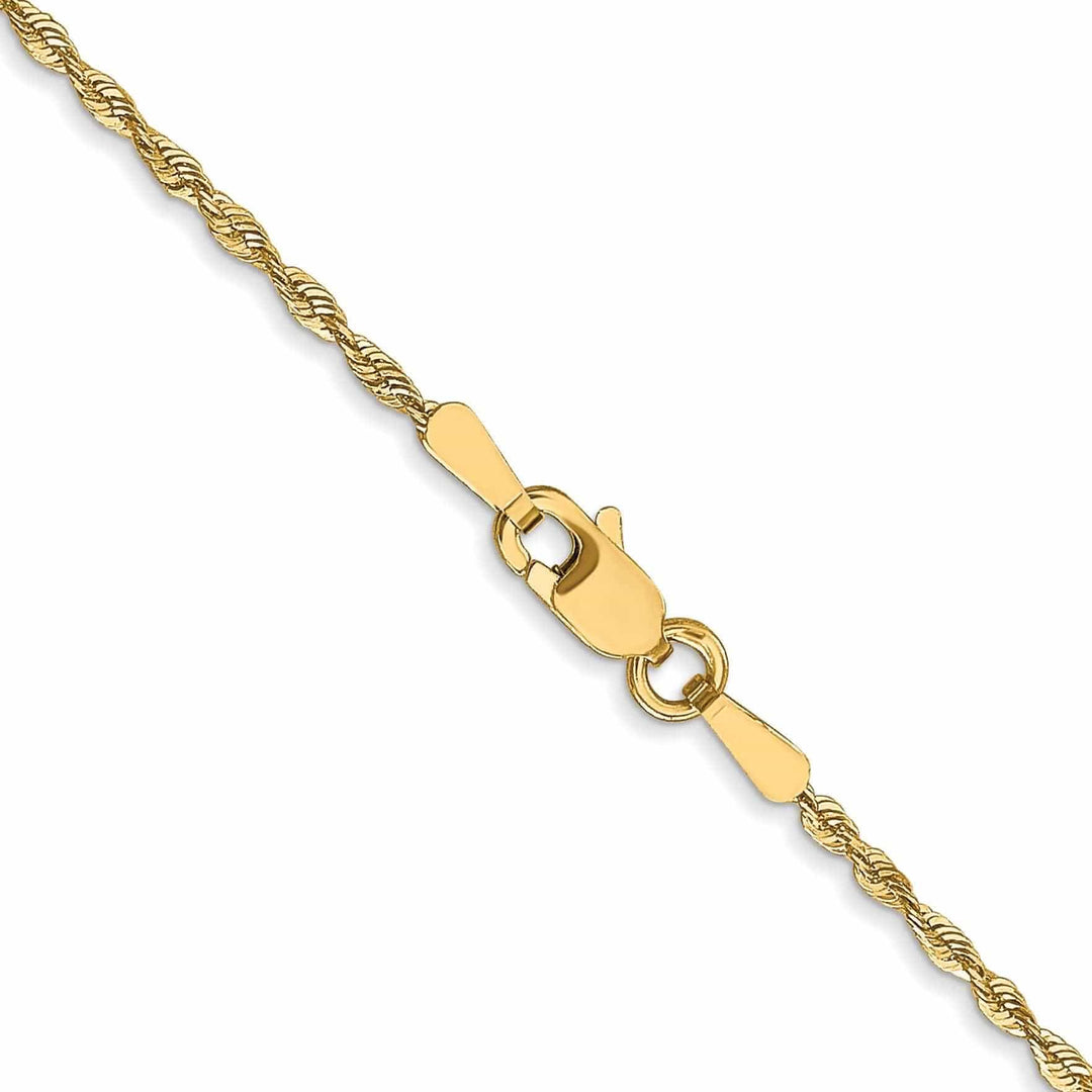 Lovely Rita's Chains 10k Yellow Gold 1.5m D.C Lightweight Rope Chain