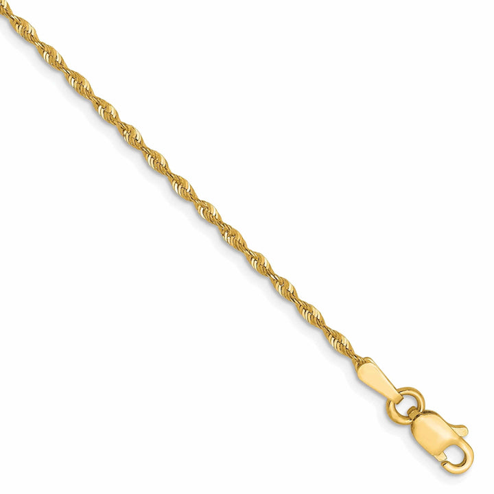 Lovely Rita's Chains 10k Yellow Gold 1.5m D.C Lightweight Rope Chain