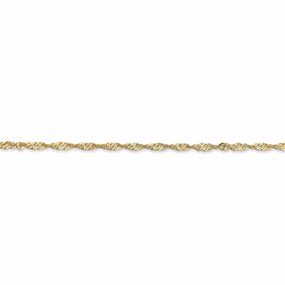 Lovely Rita's Chains 10k Yellow Gold 1.7 mm Sparkle Singapore Chain