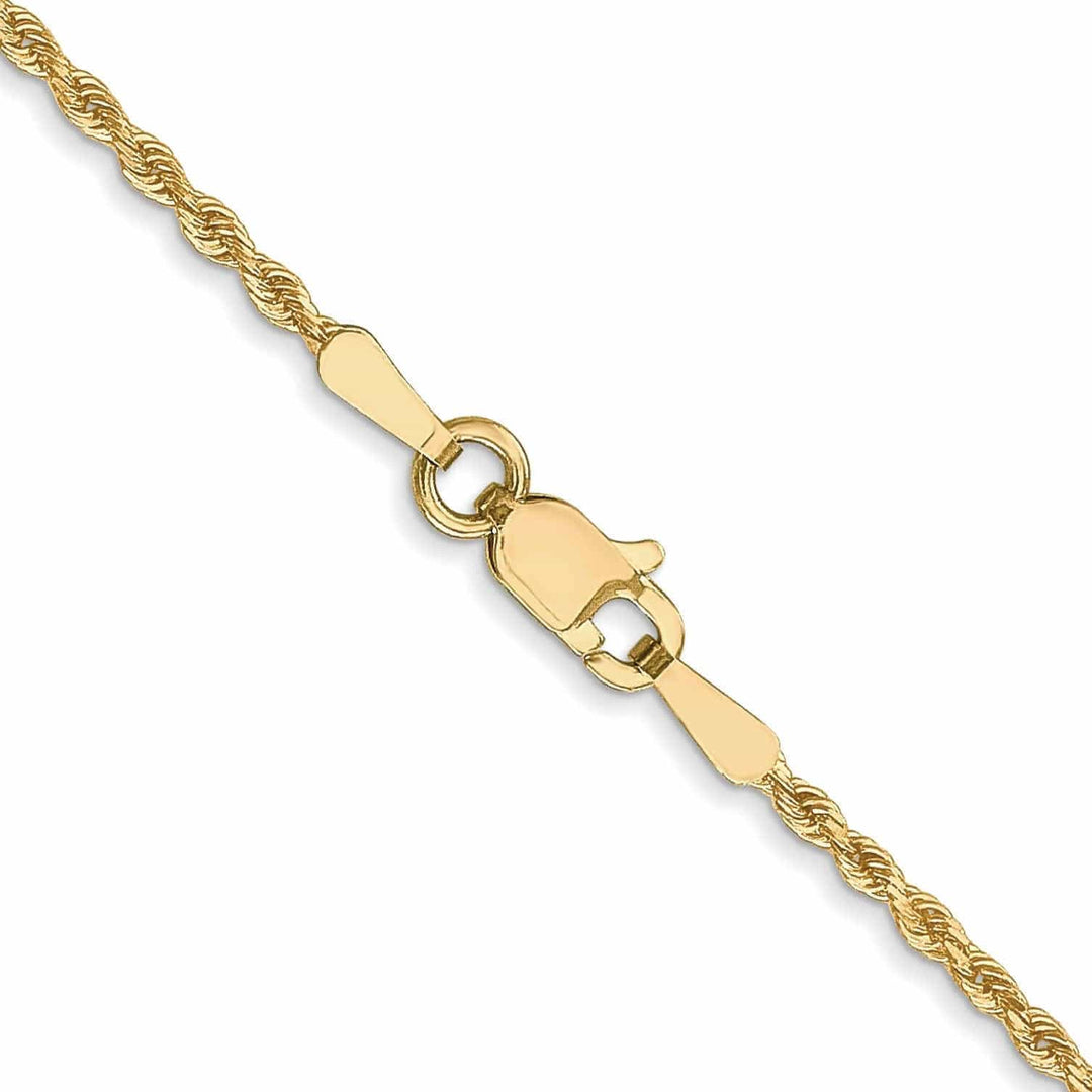 Lovely Rita's Chains 10k Yellow Gold 1.75mm D.C Rope Chain
