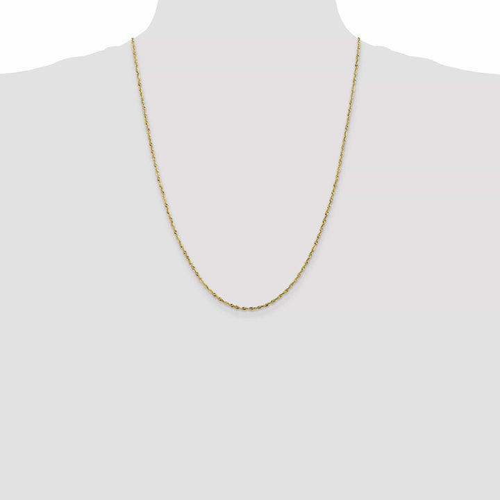 Lovely Rita's Chains 10k Yellow Gold 1.8m D.C Lightweight Rope Chain