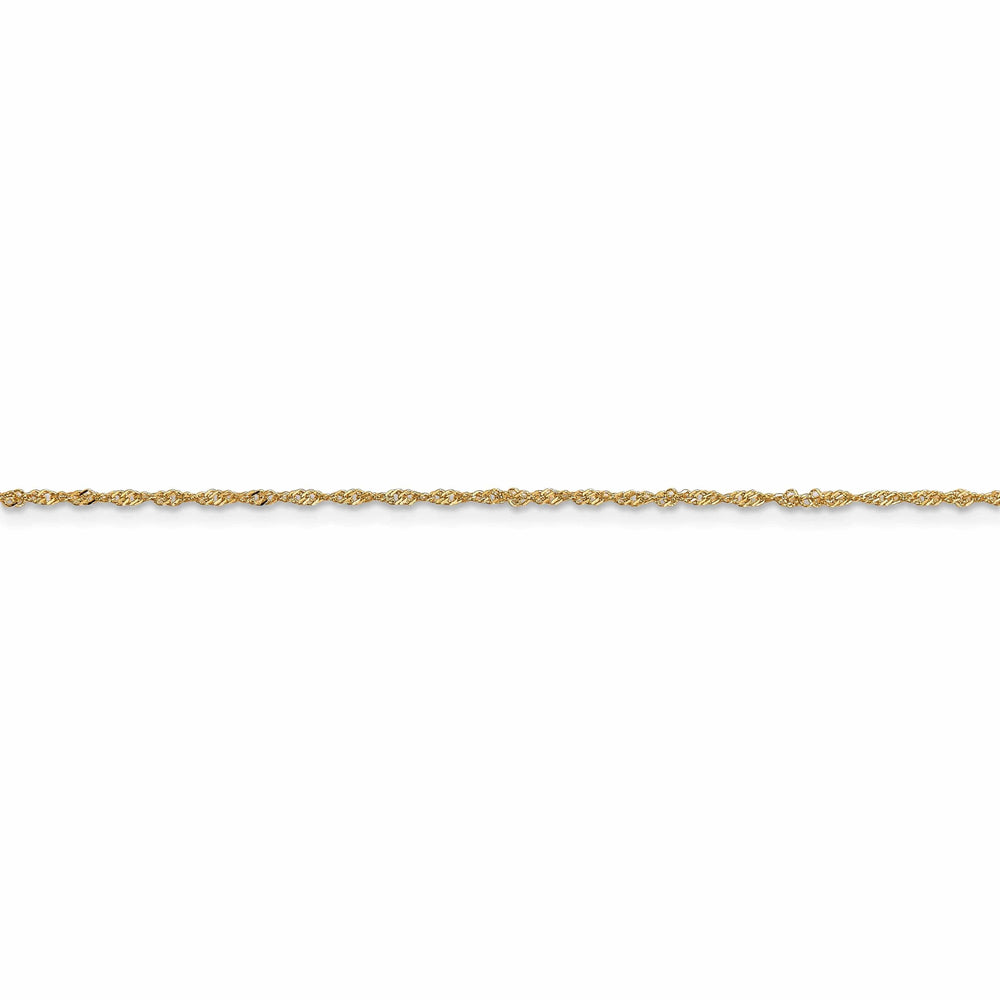 Lovely Rita's Chains 10k Yellow Gold 1 mm Singapore Chain