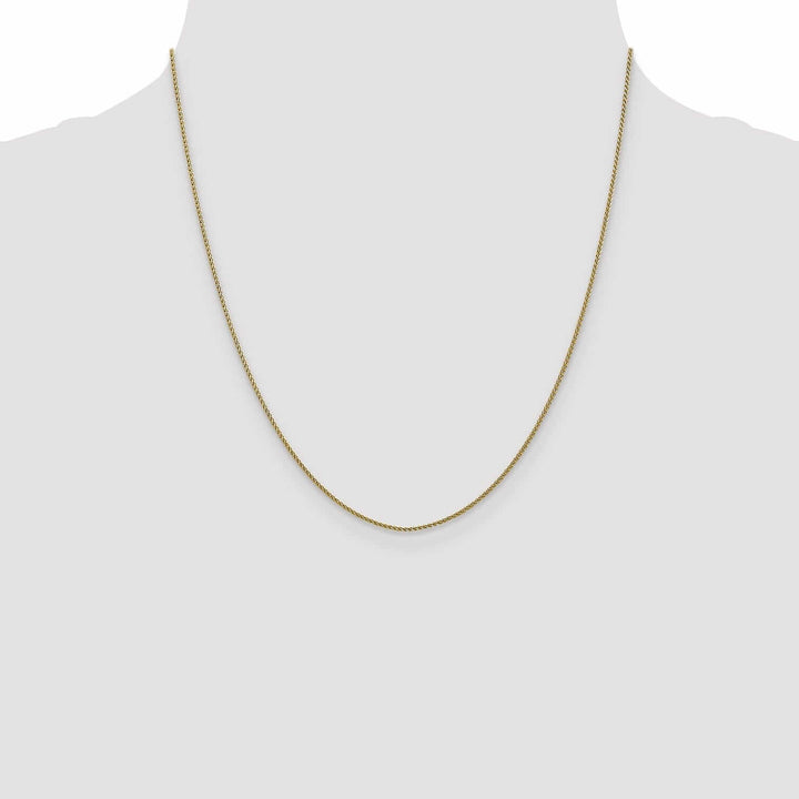 Lovely Rita's Chains 10k Yellow Gold 1mm D.C Wheat Chain