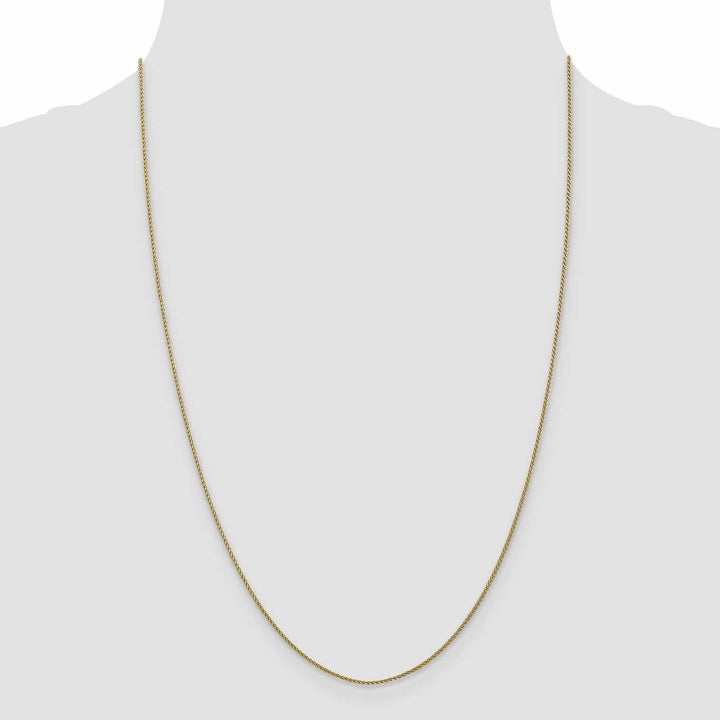 Lovely Rita's Chains 10k Yellow Gold 1mm D.C Wheat Chain