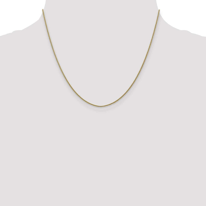 Lovely Rita's Chains 10k Yellow Gold 1mm D.C Wheat Chain