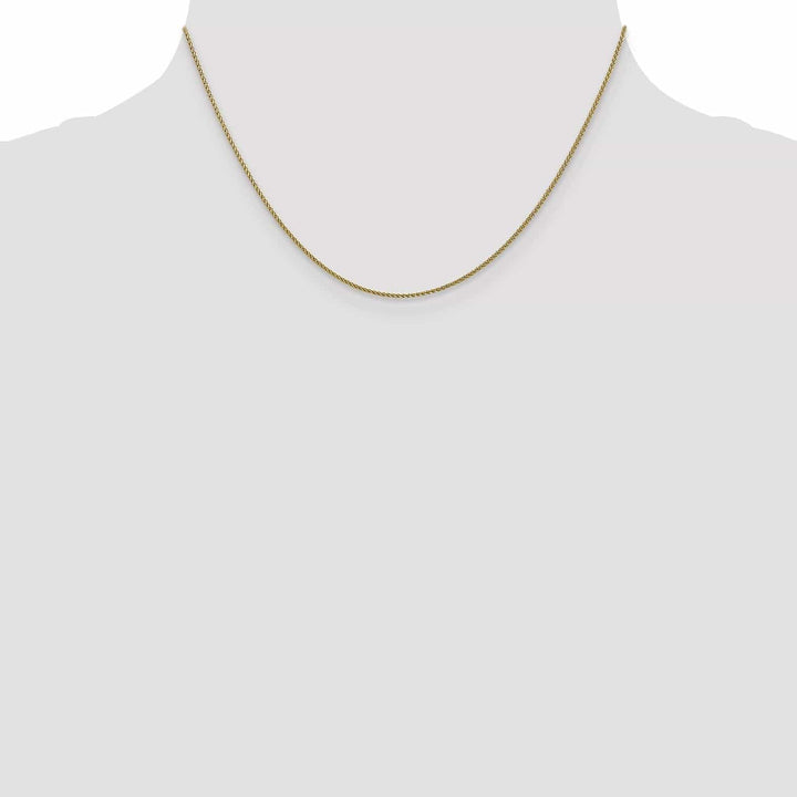 Lovely Rita's Chains 10k Yellow Gold 1mm D.C Wheat Chain