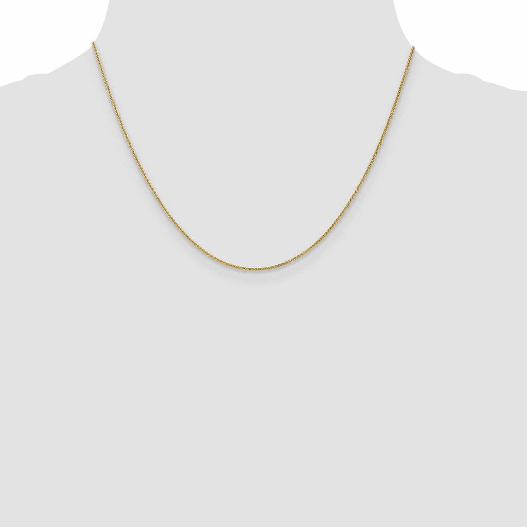 Lovely Rita's Chains 10k Yellow Gold 1mm Wheat Chain