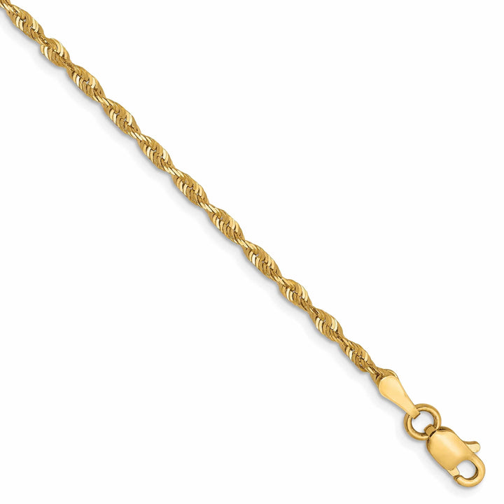 Lovely Rita's Chains 10k Yellow Gold 2.00m DC Lightweight Rope Chain