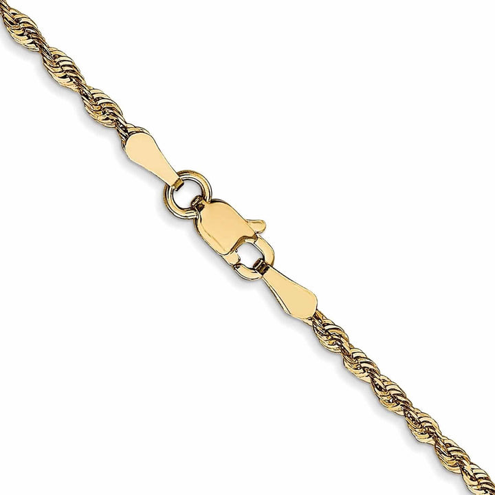Lovely Rita's Chains 10k Yellow Gold 2.00mm D.C Lightweight Ro