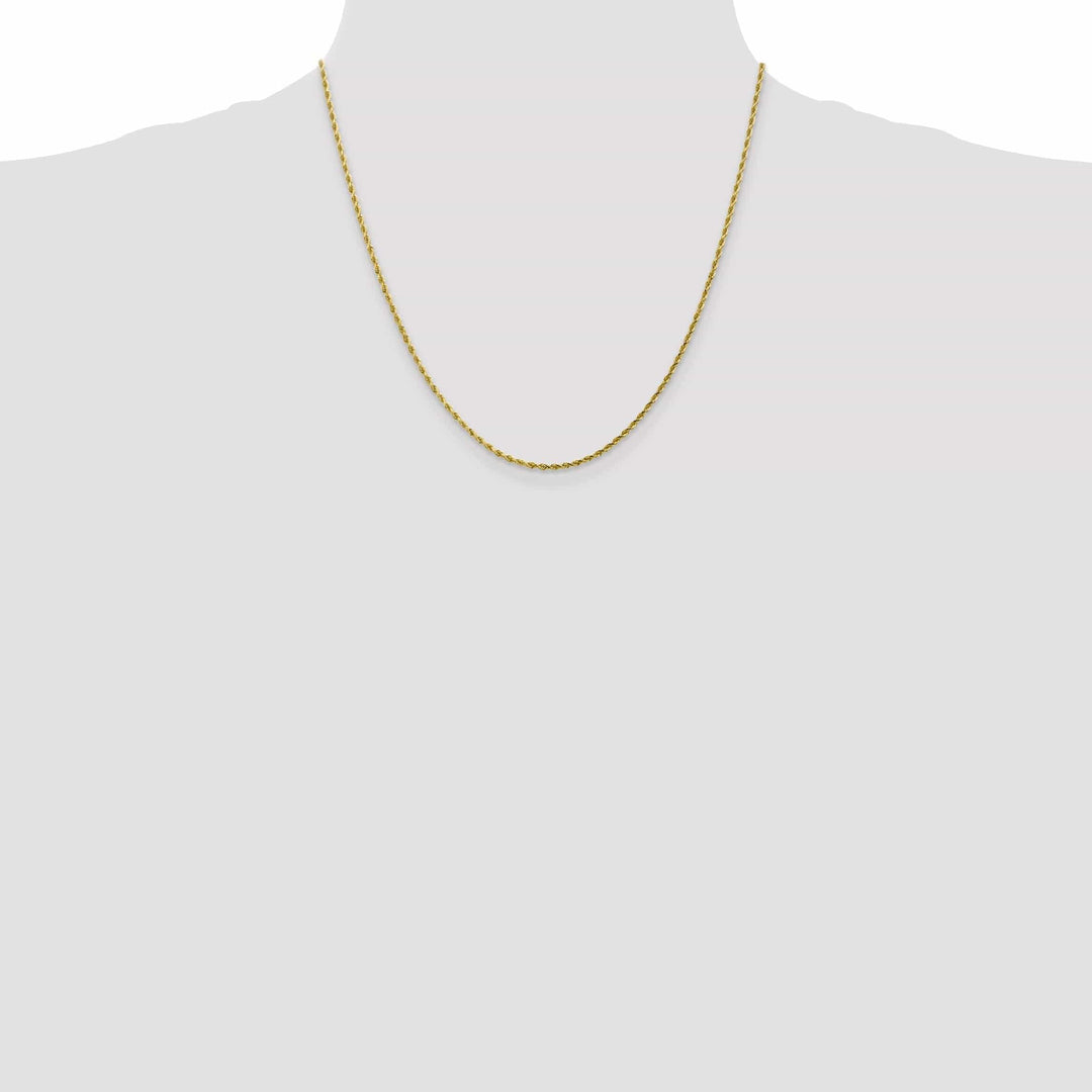Lovely Rita's Chains 10k Yellow Gold 2.00mm D.C Rope Chain