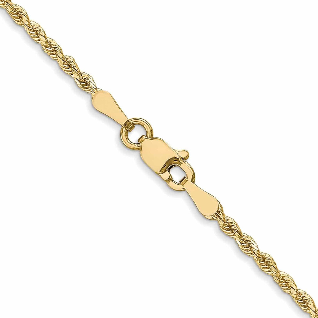 Lovely Rita's Chains 10k Yellow Gold 2.00mm D.C Rope Chain