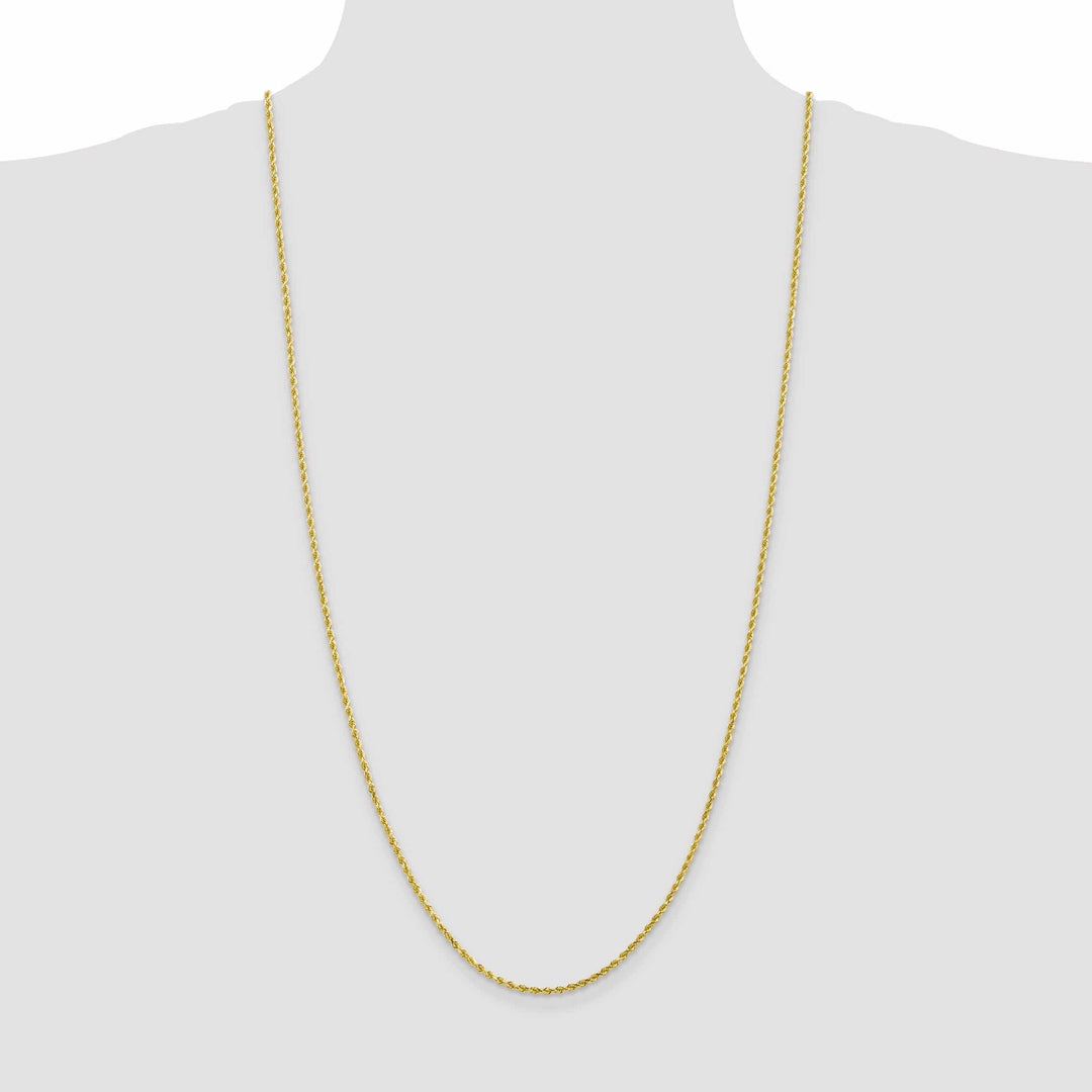 Lovely Rita's Chains 10k Yellow Gold 2.25mm D.C Rope Chain