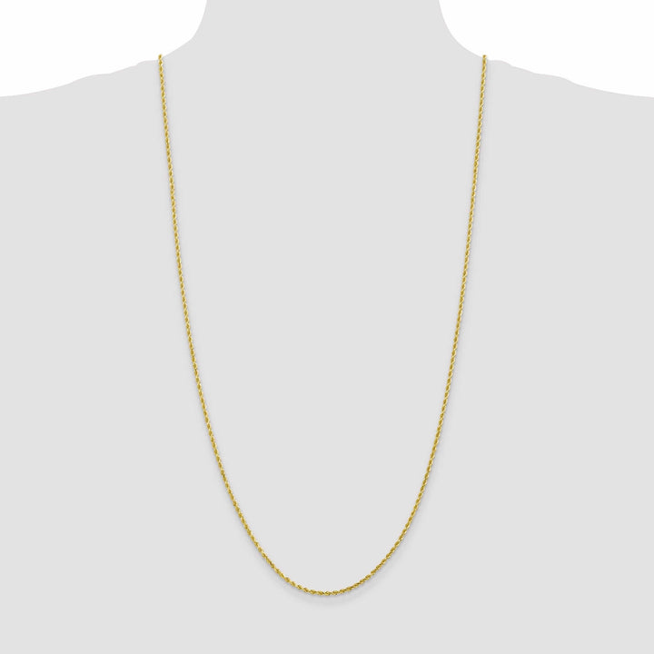 Lovely Rita's Chains 10k Yellow Gold 2.25mm D.C Rope Chain