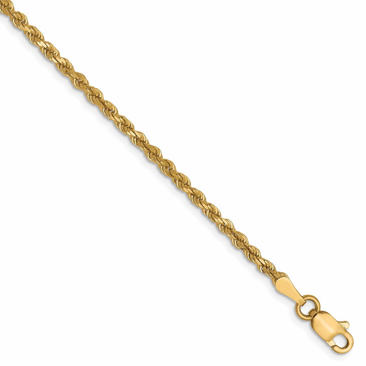 Lovely Rita's Chains 10k Yellow Gold 2.25mm D.C Rope Chain