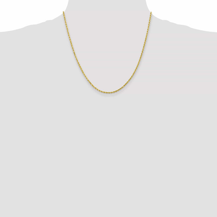 Lovely Rita's Chains 10k Yellow Gold 2.25mm D.C Rope Chain
