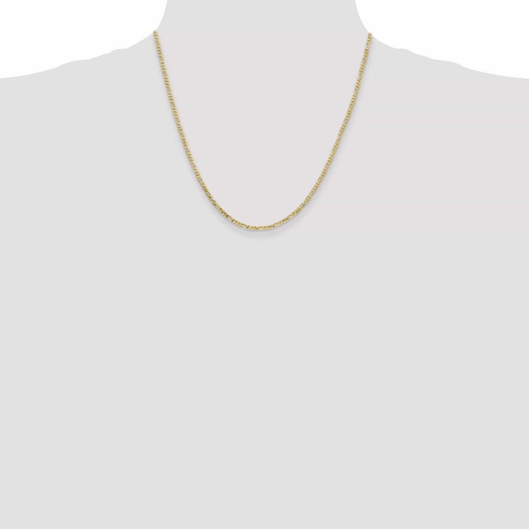 Lovely Rita's Chains 10k Yellow Gold 2.2MM Figaro Link Chain