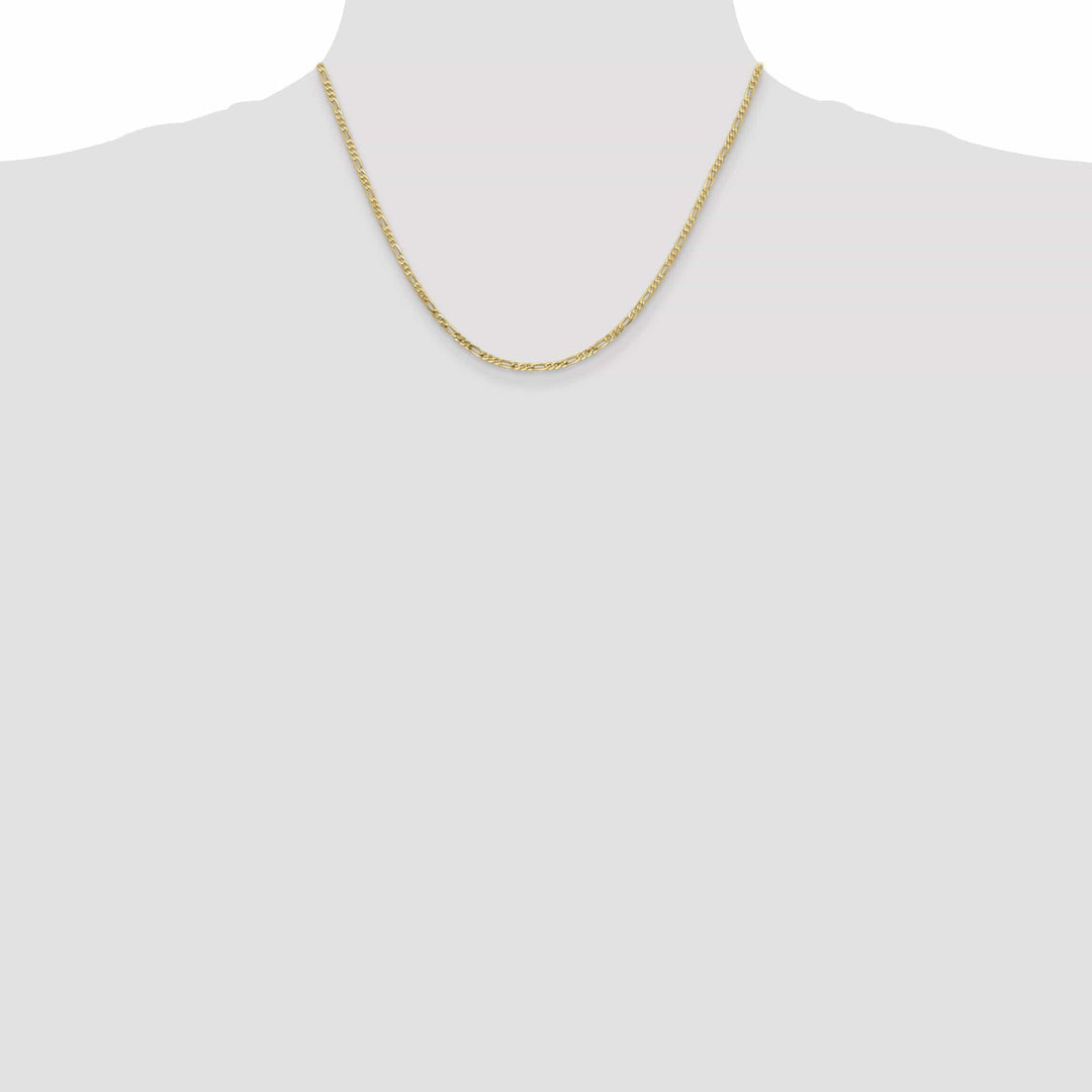 Lovely Rita's Chains 10k Yellow Gold 2.2MM Figaro Link Chain