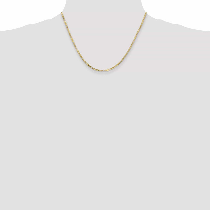 Lovely Rita's Chains 10k Yellow Gold 2.2MM Figaro Link Chain