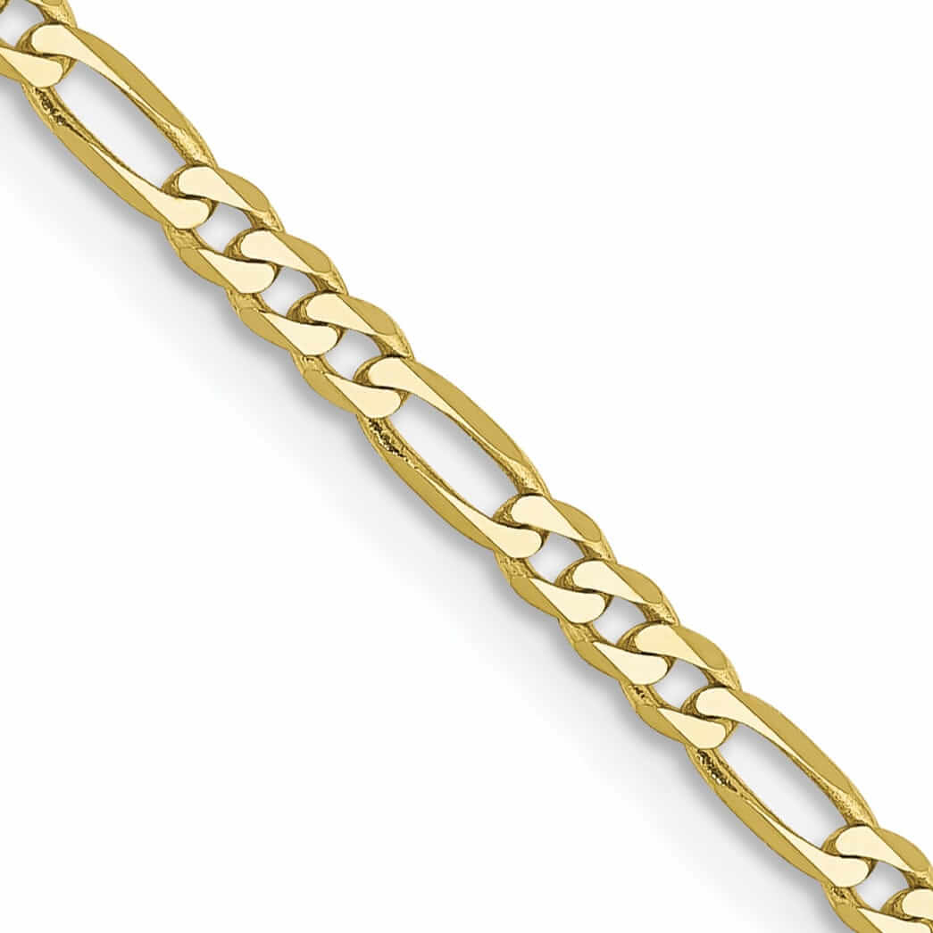 Lovely Rita's Chains 10k Yellow Gold 2.2MM Figaro Link Chain