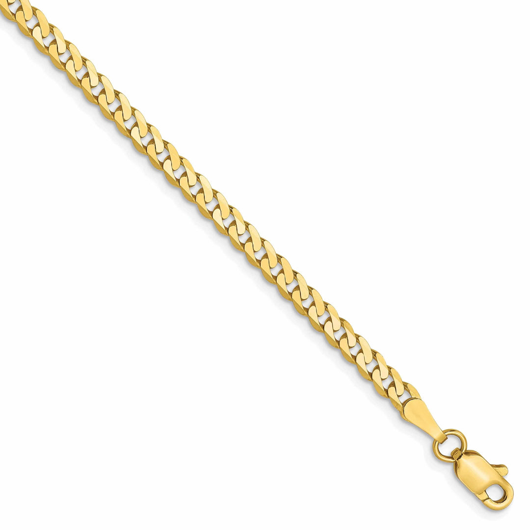 Lovely Rita's Chains 10k Yellow Gold 2.4mm Flat Beveled Curb Chain