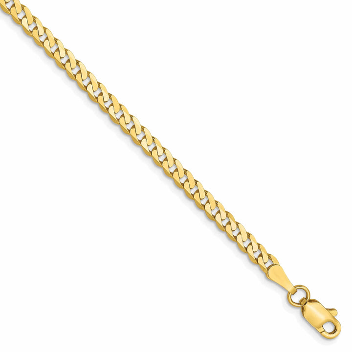 Lovely Rita's Chains 10k Yellow Gold 2.4mm Flat Beveled Curb Chain