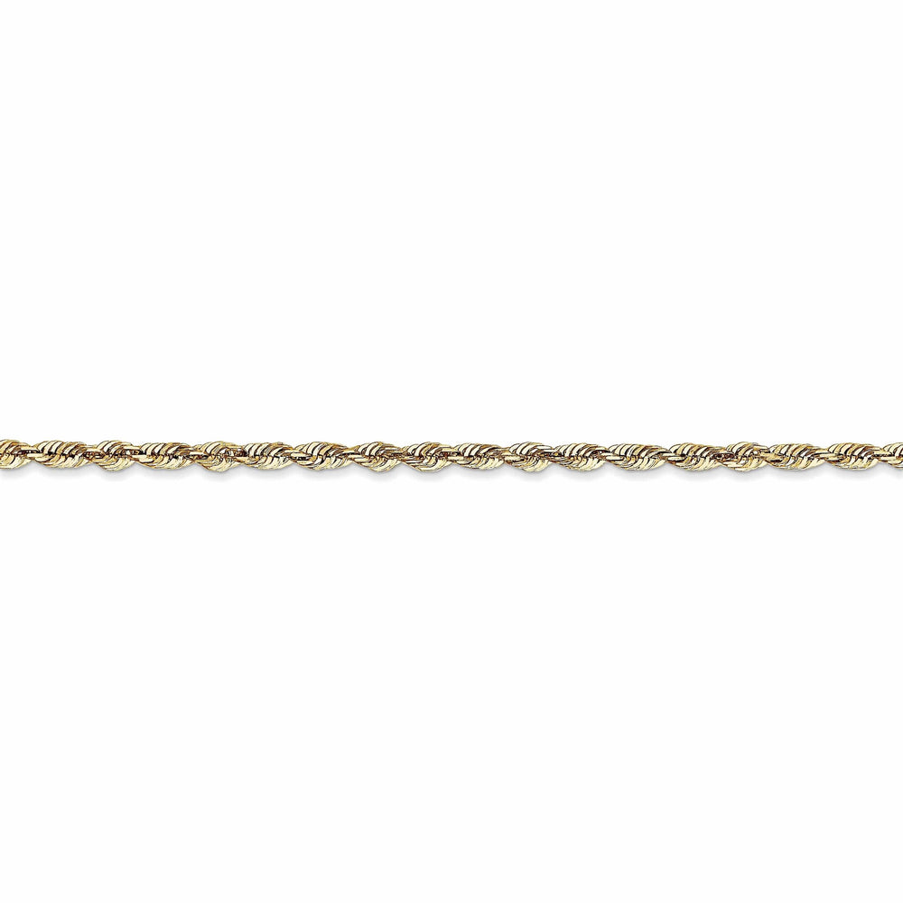 Lovely Rita's Chains 10k Yellow Gold 2.5m D.C Lightweight Rope Chain