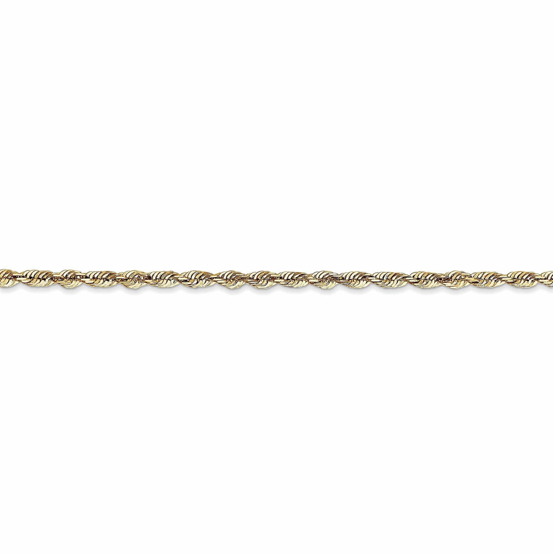 Lovely Rita's Chains 10k Yellow Gold 2.5m D.C Lightweight Rope Chain