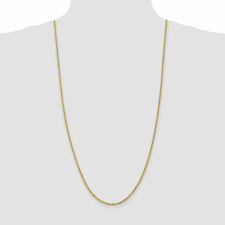 Lovely Rita's Chains 10k Yellow Gold 2.5mm D.C Rope Chain
