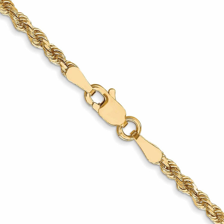 Lovely Rita's Chains 10k Yellow Gold 2.5mm D.C Rope Chain
