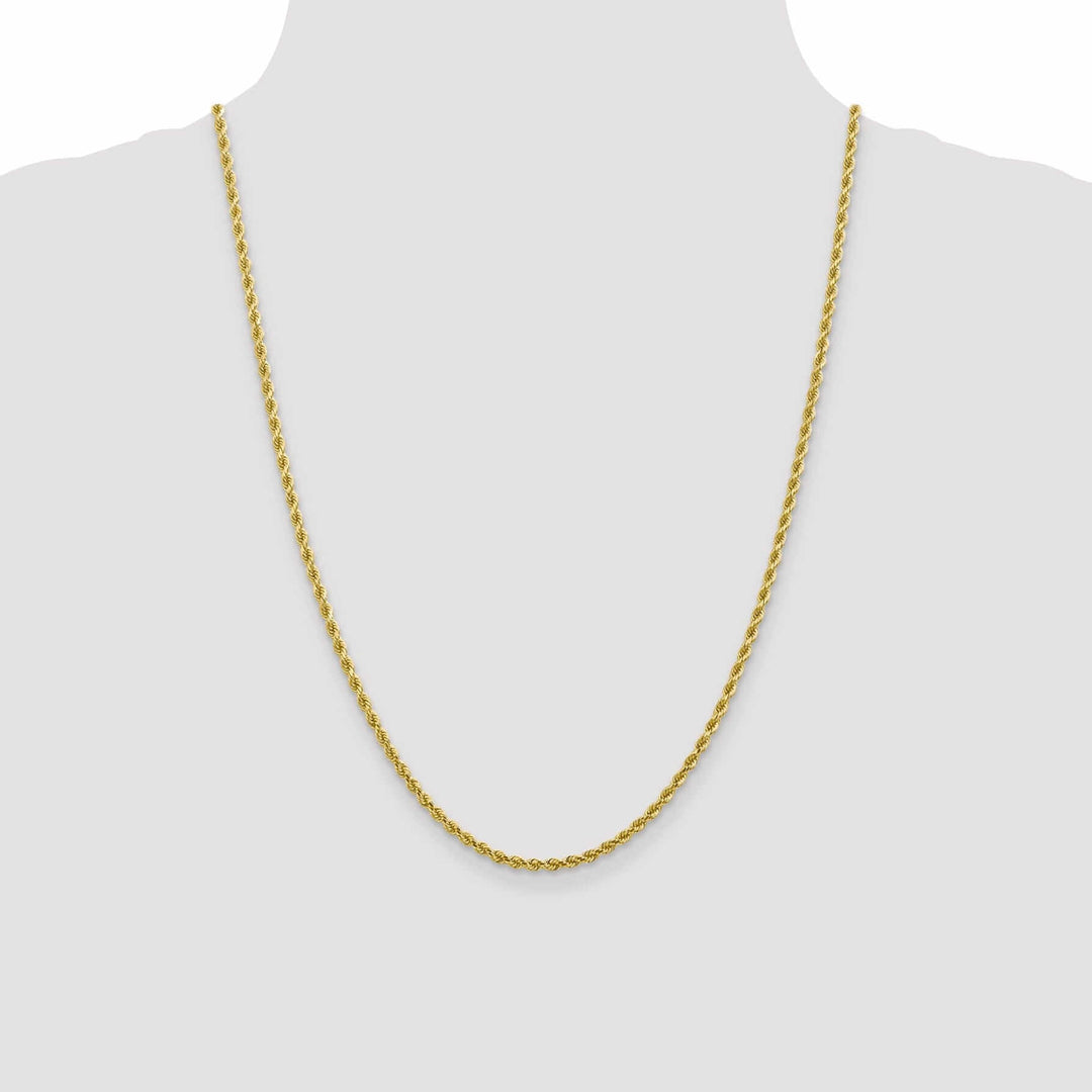 Lovely Rita's Chains 10k Yellow Gold 2.75mm D.C Rope Chain