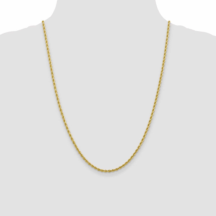 Lovely Rita's Chains 10k Yellow Gold 2.75mm D.C Rope Chain