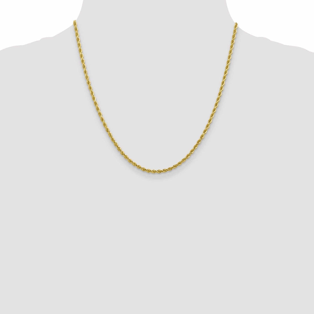 Lovely Rita's Chains 10k Yellow Gold 2.75mm D.C Rope Chain