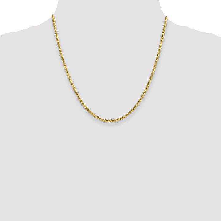 Lovely Rita's Chains 10k Yellow Gold 2.75mm D.C Rope Chain