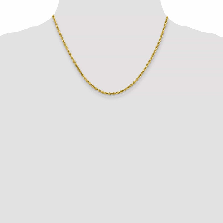 Lovely Rita's Chains 10k Yellow Gold 2.75mm D.C Rope Chain