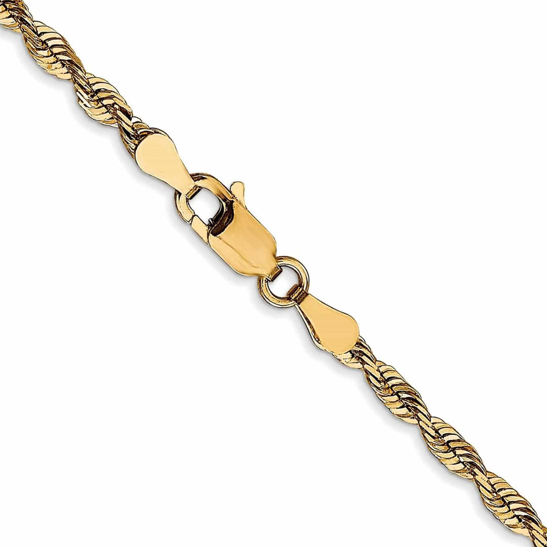 Lovely Rita's Chains 10k Yellow Gold 2.8m DC Lightweight Rope Chain